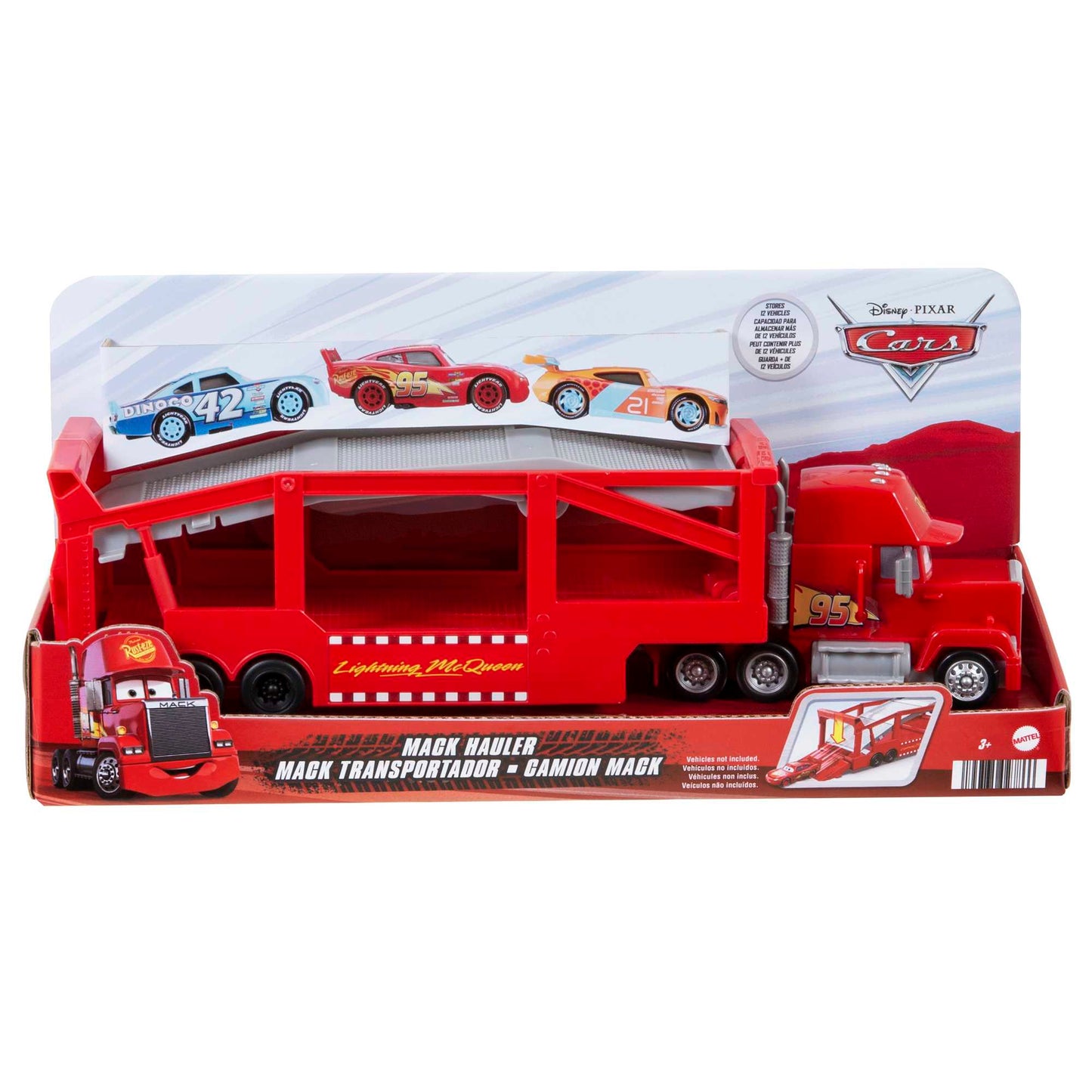 Disney/Pixar Les Bagnoles Camion Mack, Rampe, 33Cm, Pour 12V¨¦h.