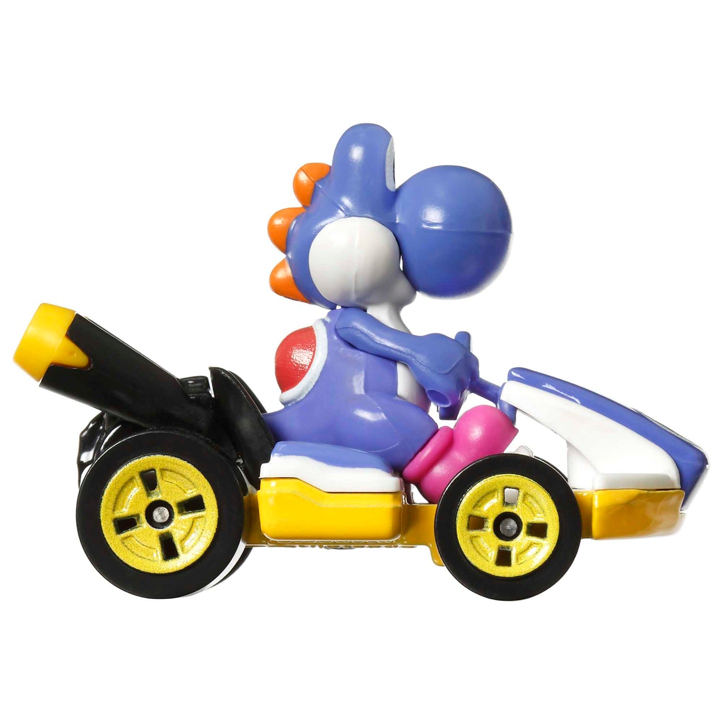 Hot Wheels Mario Kart Veh¨ªculo de Juguete Yoshi Est¨¢ndar Kart Azul Obscuro