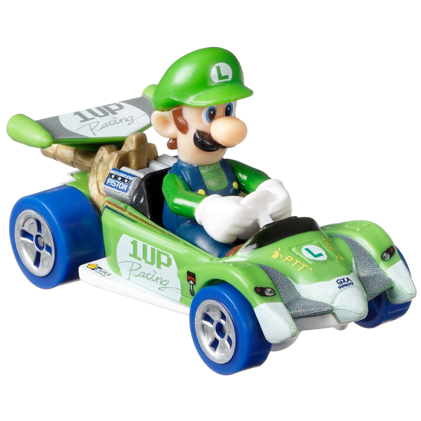 Hot Wheels Mario Kart Veh¨ªculo de Juguete Luigi Circuito Especial
