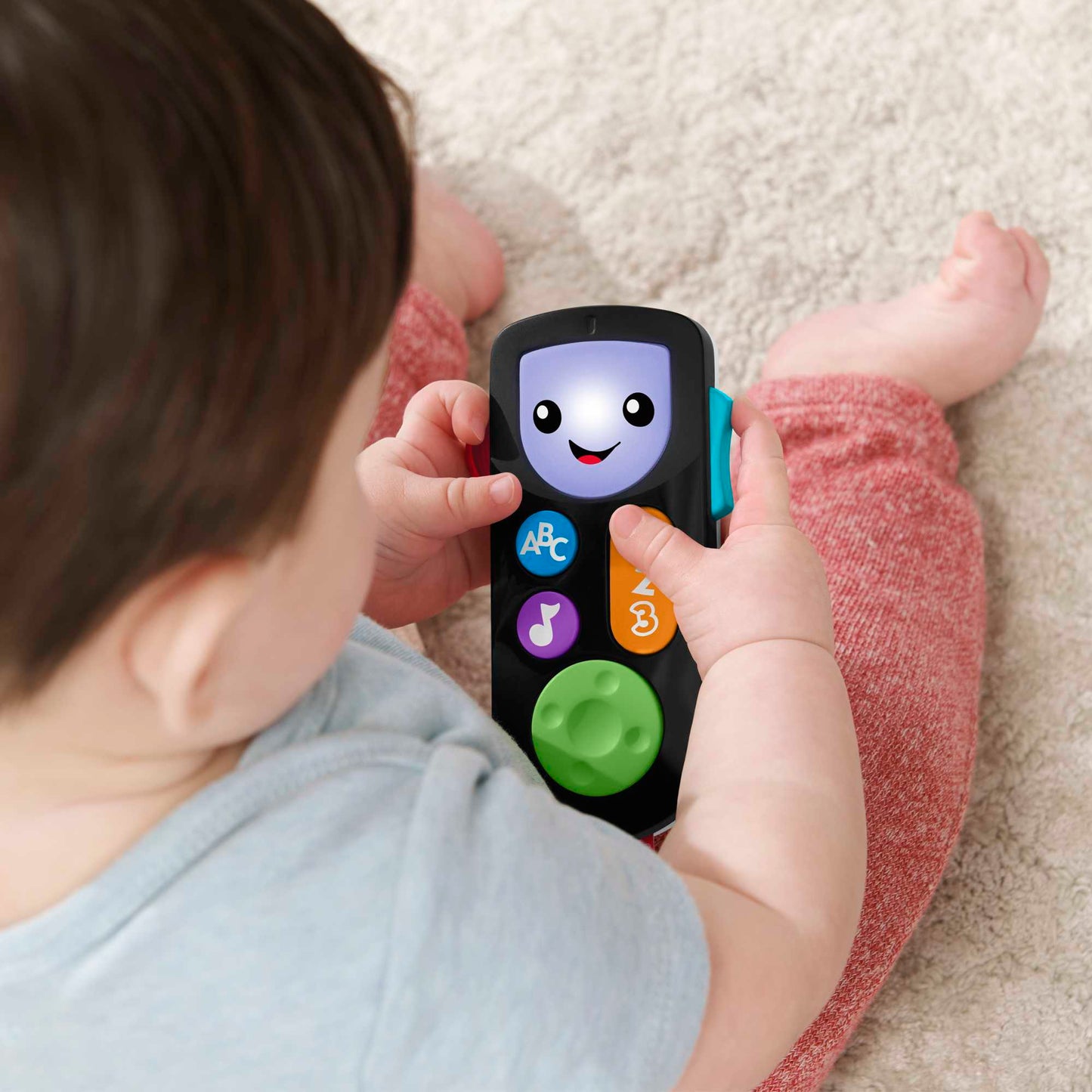 Fisher-Price Rires et ¨¦veil T¨¦l¨¦commande Sons et Apprentissage Version Anglaise et Fran?aise