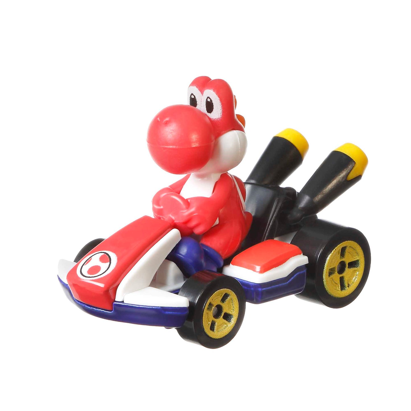Hot Wheels Mario Kart Veh¨ªculo de Juguete Yoshi Rojo Est¨¢ndar Kart