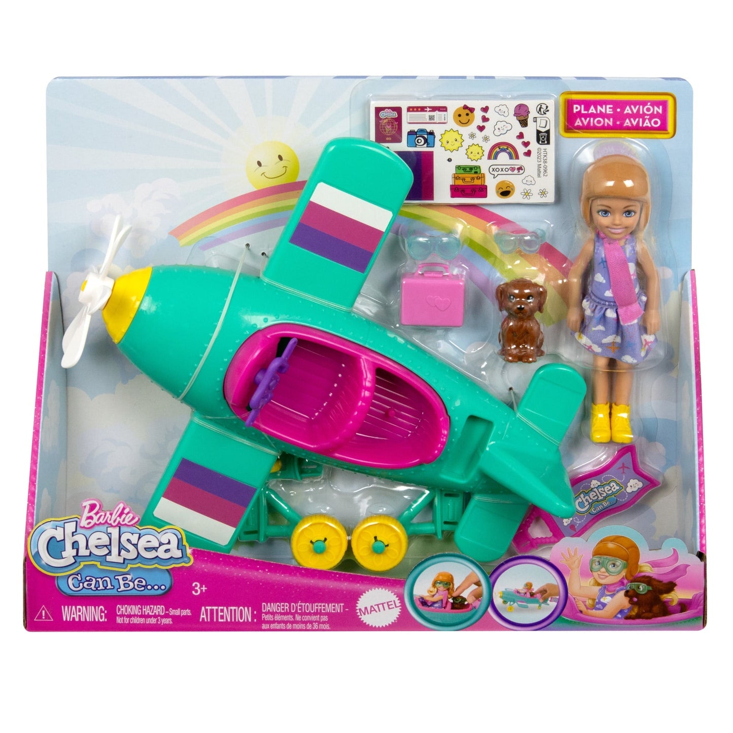 Barbie-Chelsea Can Be¡­-Avion et Poup¨¦e-Coffret Avec Accessoires