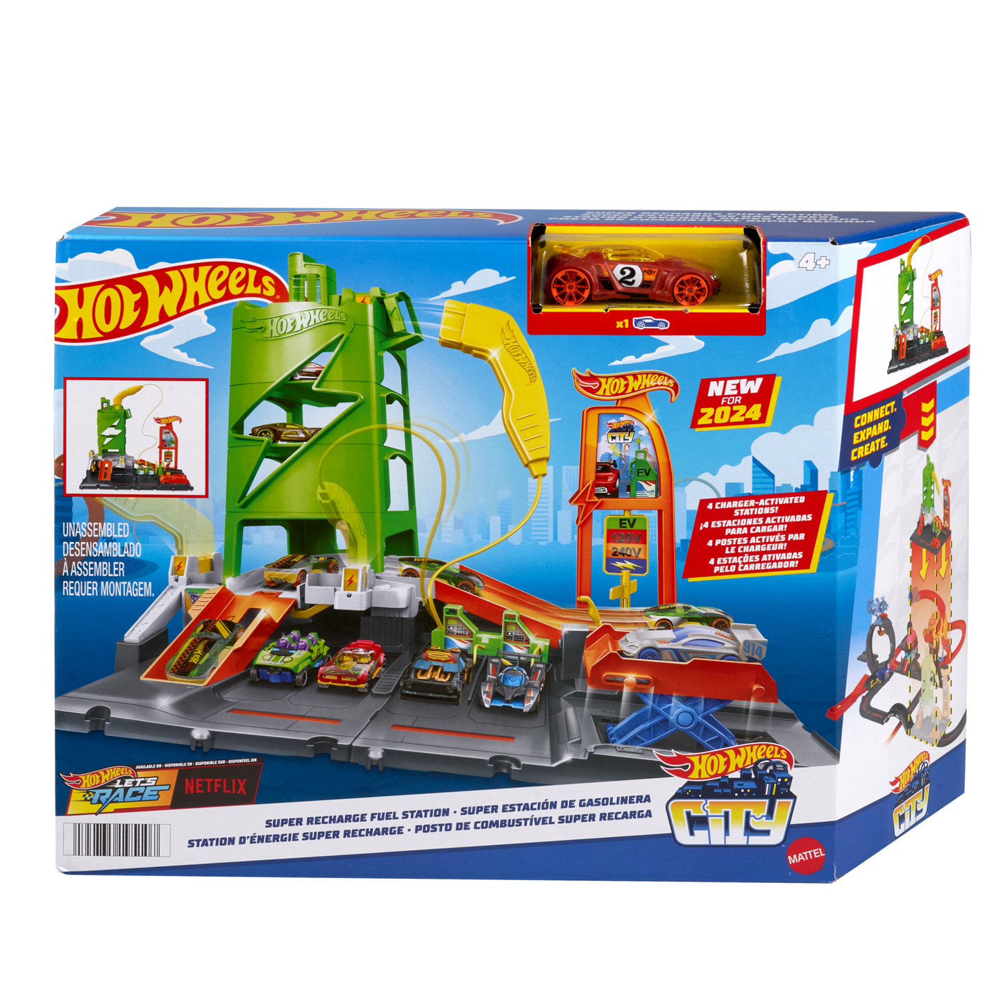 Hot Wheels  Ville  Station D¡¯¨¦nergie Super Recharge, V¨¦hicule
