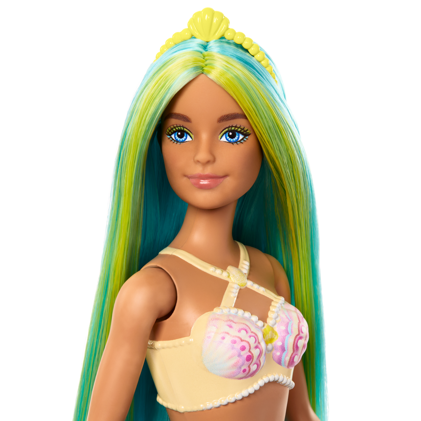 Barbie Fantas¨ªa Mu?eca Sirena Cabello Verde y Azul