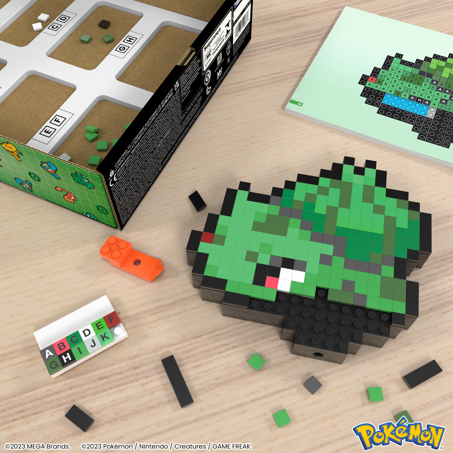 Mega  Pok¨¦mon  Coffret de Construction  Bulbizarre (374 Pces), R¨¦tro