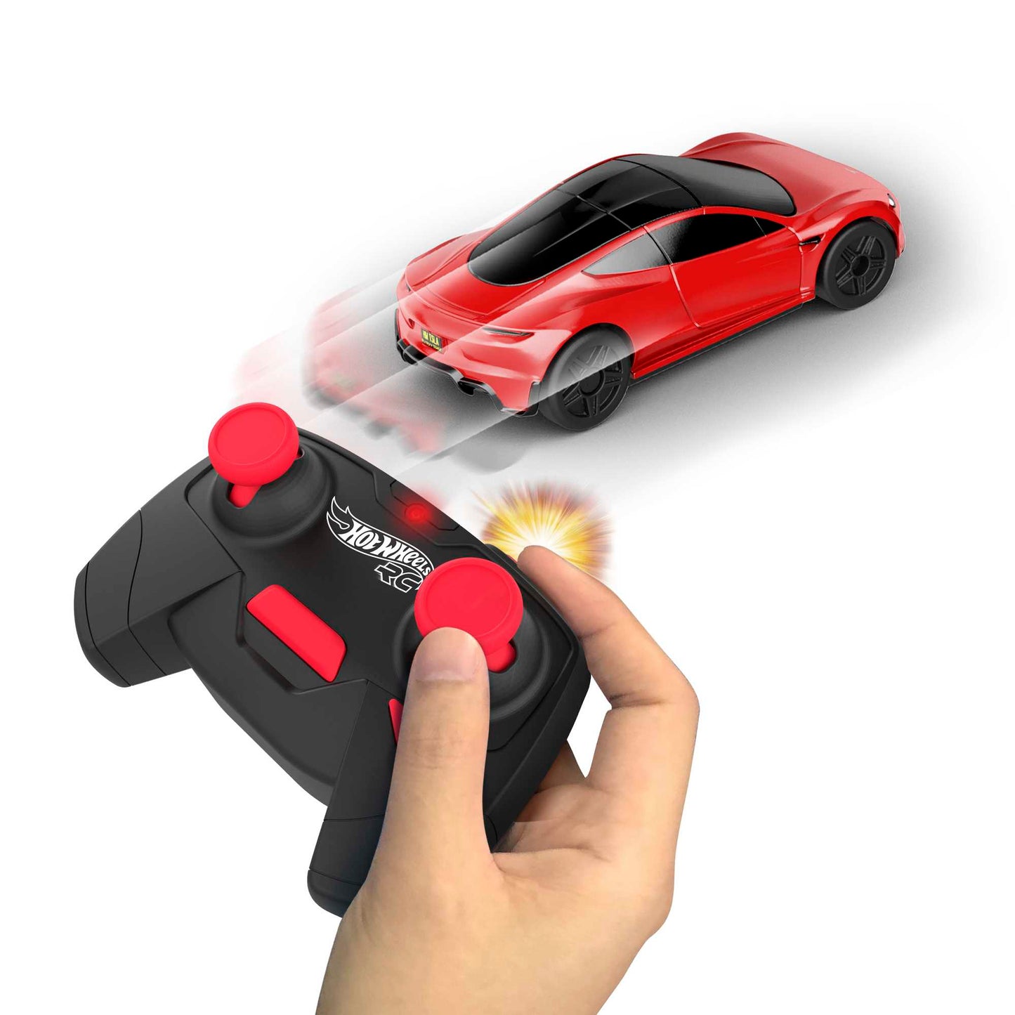 Hot Wheels Rc Tesla Roadster, ¨¦chelle?1:64, V¨¦hicule T¨¦l¨¦guid¨¦