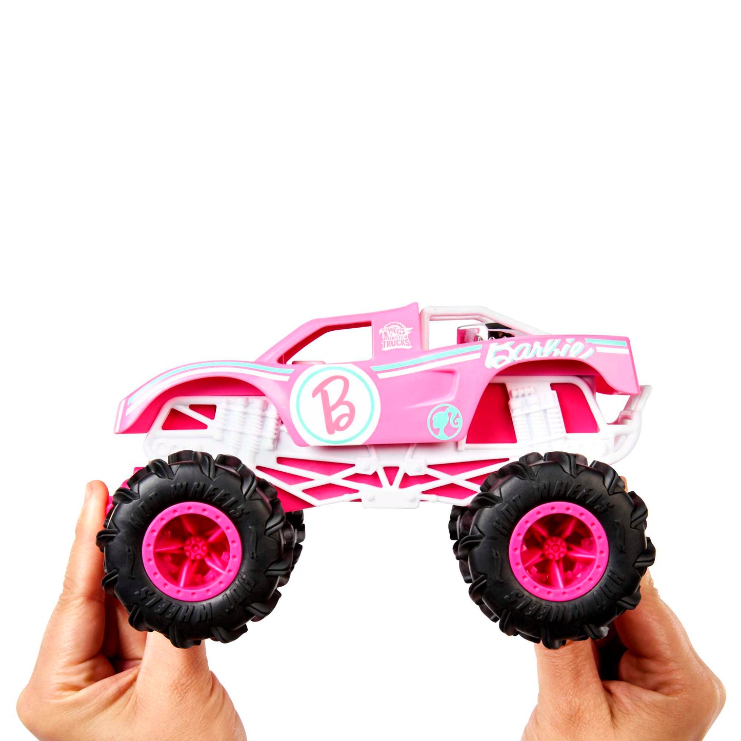 Hot Wheels Monster Trucks Veh¨ªculo a Control Remoto Barbie Escala 1:24