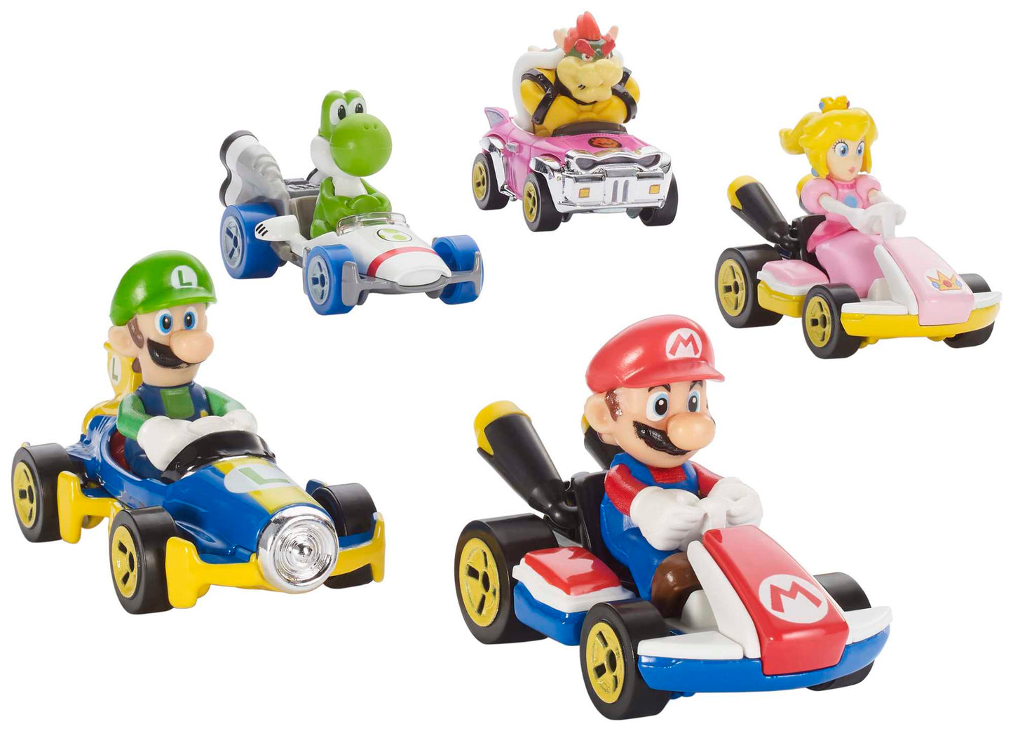 Hot Wheels Mario Kart Veh¨ªculo de Juguete Mario Est¨¢ndar Kart