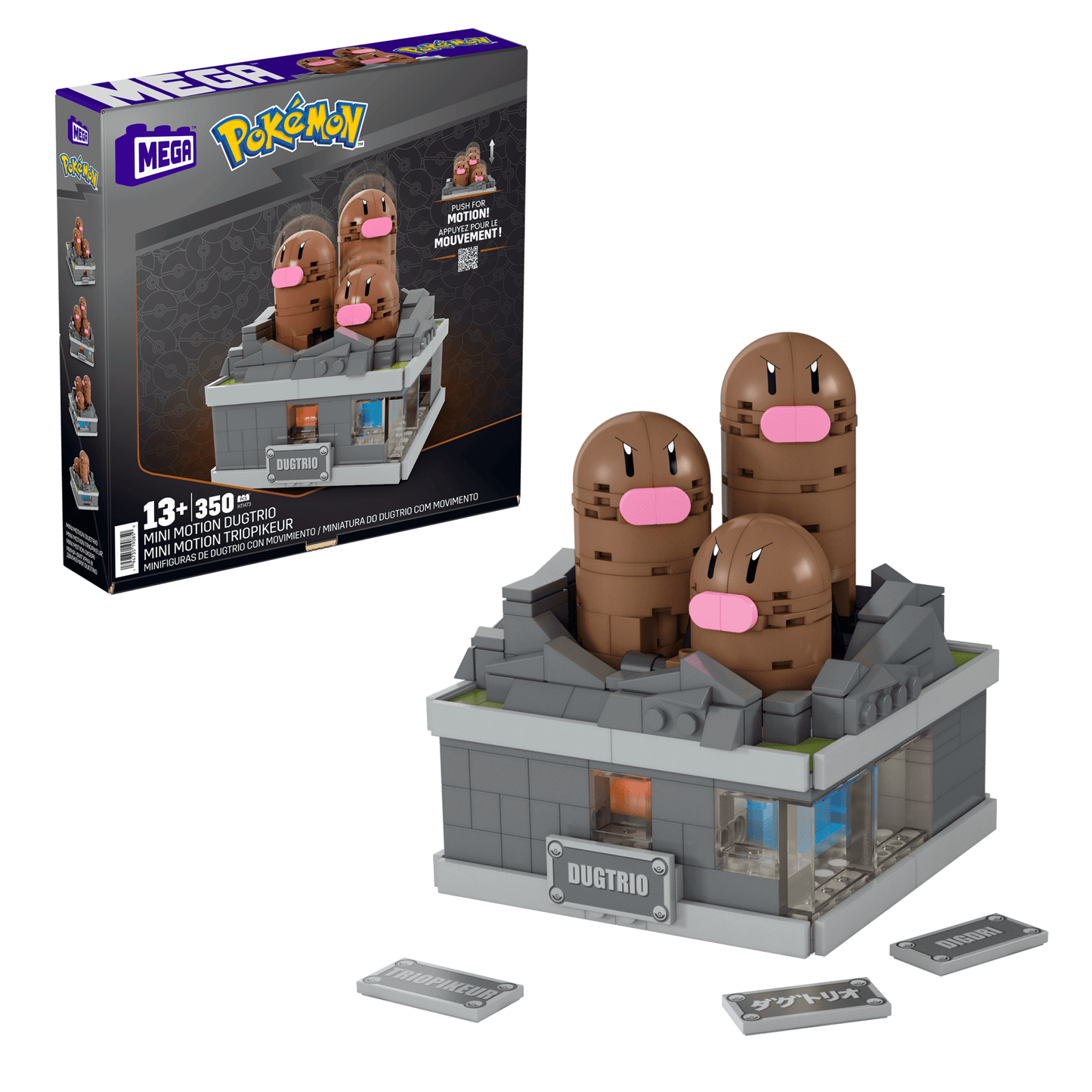 Mega  Pok¨¦mon  en Mouvement  Mini  Coffret  Triopikeur (342 Pces)