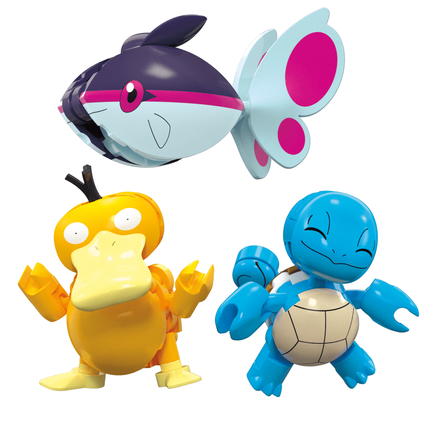 MEGA Pok¨¦mon Aquatic Adventure Building Toy Kit, With 3 Action Figures (319 Pieces) For Kids