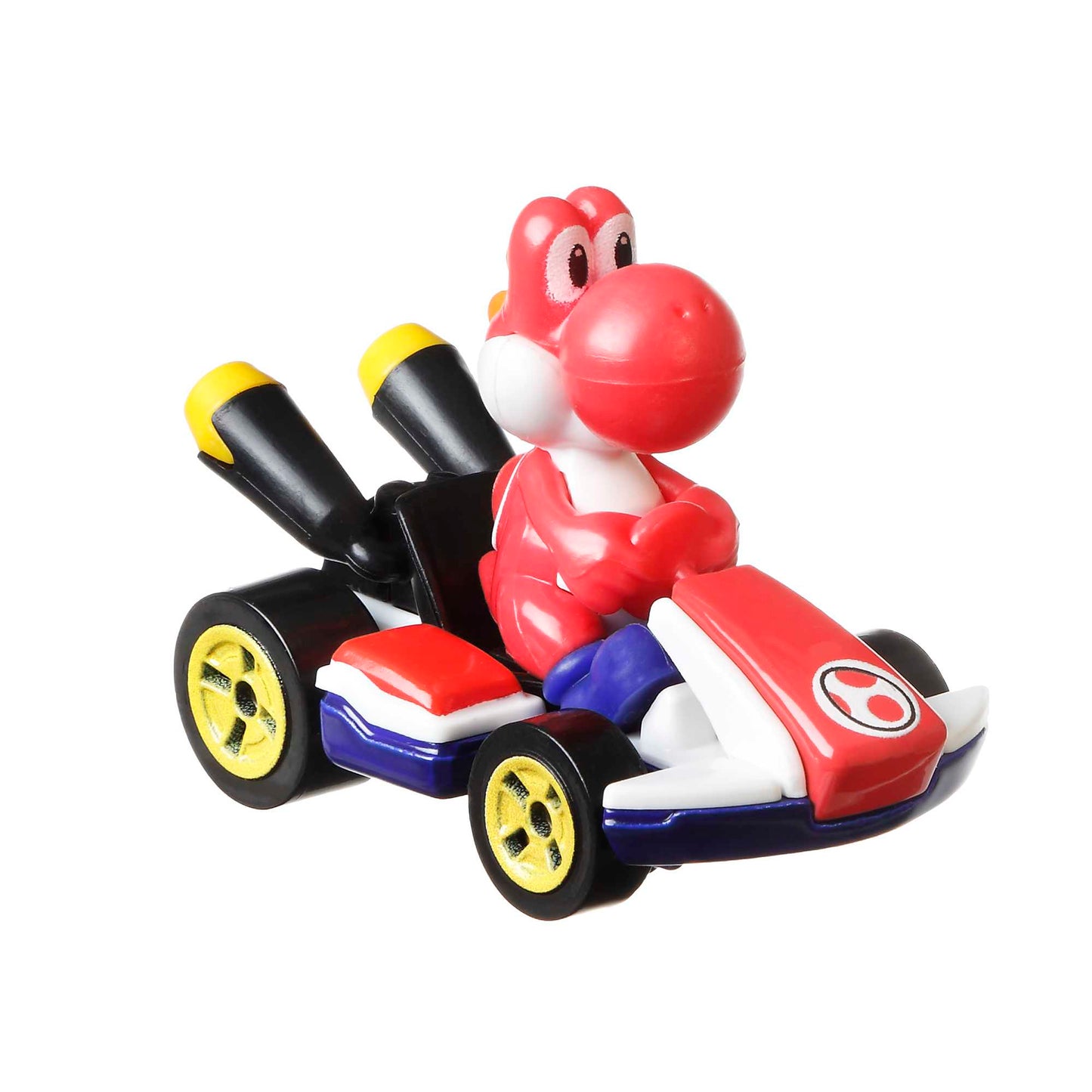 Hot Wheels Mario Kart Veh¨ªculo de Juguete Yoshi Rojo Est¨¢ndar Kart